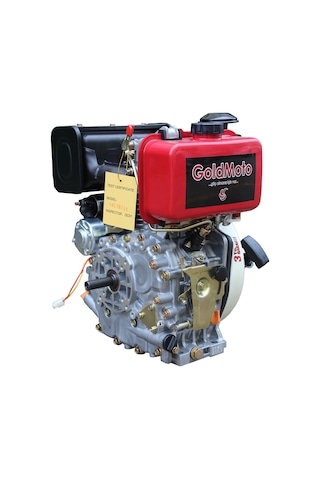 Goldmoto Gm178fe-c Dizel Motor 7 Hp Marşlı Krank Mili Kamalı