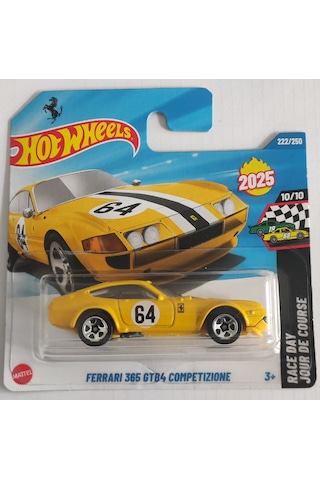 2026 Yeni Case Hot Wheels Ferrari 365 Gtb4 Competizione Sarı 2026 Yeni Case Hot Wheels Ferrari 365 Gtb4 Competizione Sarı