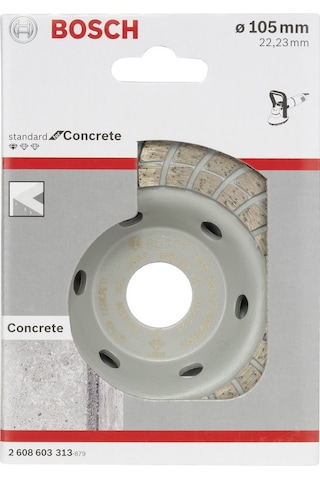 Bosch Standard For Concrete Turbo 105 mm Elmas Çanak Disk - 2608603313