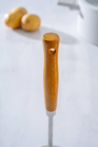 Acar Evero Ahşap Saplı Çelik Patates Ezici - 25 Cm