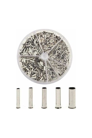 Novahub 1900 Adet Yalıtımlı Kablo Pabucu Tel Uç Kol Yüksük Kiti 0.5-2.5mm²