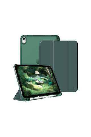 Apple Uyumlu iPad Air 11inç M2/m3 2025-2024 Kılıf Flip Cover Kalem Bölmeli Pc Case Kılıf