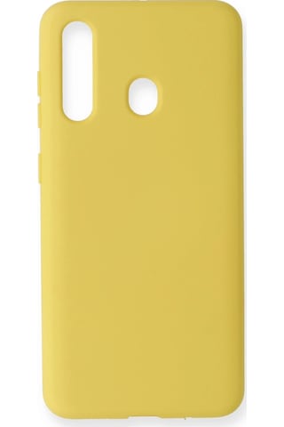 Cosmotex Newface Samsung Galaxy Uyumlu M40 Kılıf Nano İçi Kadife Silikon - Sarı