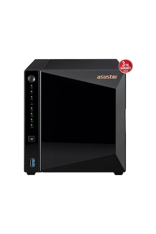 Asustor As3304t V2 Realtek Qc-2gb Ram-4-diskli Nas Sunucu Disksiz