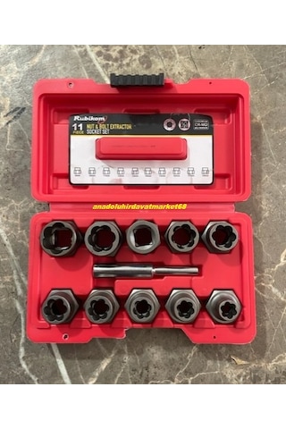 Rbk Pro Bozuk Bijon Sökme Lokması Bozulmuş Civata Sökme Paftası 11pcs