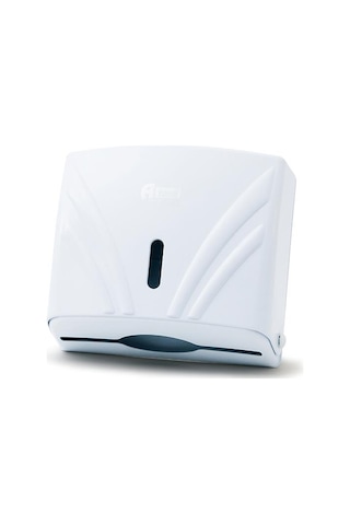 A Form Zha-2 Z Katlama Attan Çekme Kağıt Havlu Dispenseri Havluluk - Beyaz - 23 Cm. - 1 Adet Beyaz