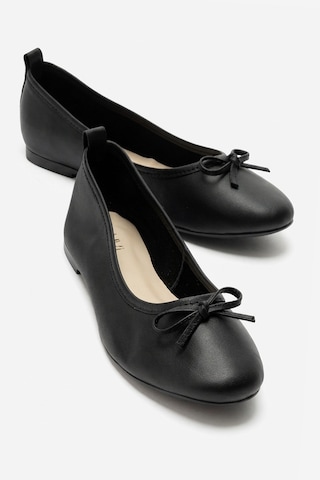 Luvishoes Cilt Kadın Babet Siyah