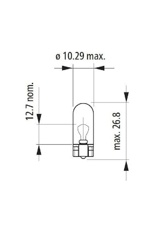 İKİ ADET NARVA 12V. 5W (17177) W5W STANDART DİPSİZ AMPUL