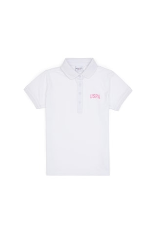 U.s. Polo Assn. Kız Çocuk Beyaz Tişört 50325173-vr013 Beyaz