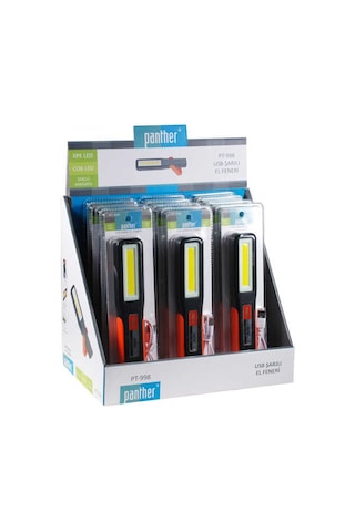Panther Pt-998 Xpe Led Usb Şarjlı El Feneri - -popvitrin Panther