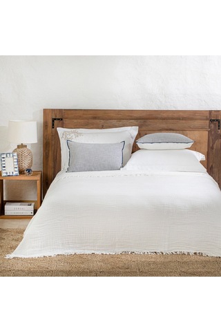 Marfa Çift Kişilik Pike 200x220 Cm Beyaz