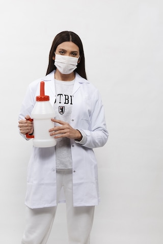 Global-Vet Buzağı Biberon Yuvarlak Saplı Vidalı Kapaklı 2.5Lt