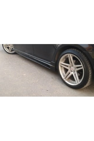 Chevrolet Cruze Rieger Yan Marşpiyel Seti Plastik 2 Adet Mat Siyah 2009 2010 2011 2012 2013 2014 Karlık+ek+bodykit