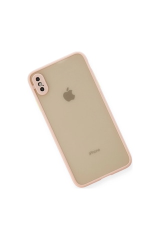Gld-spt- Newface Apple Uyumlu iPhone Xs Max Kılıf Montreal Silikon Kapak - Pembe