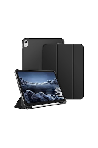 İpad 11. Nesil A16 11inç/10.nesil 10.9inç 2025 Uyumlu Kılıf Flip Cover Kalem Bölmeli Case