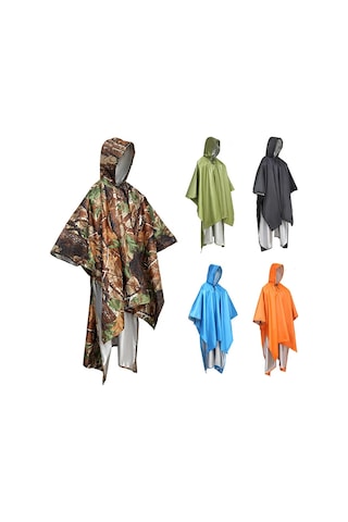 3 İn 1 Ultralight Naylon Yağmur Ceket Yürüyüş Bisiklet Yağmurluk Çok Renkli