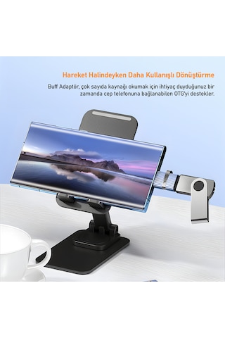 Buff Bc02 Type-c To Usb 3.0 Otg Dönüştürücü Çevirici Adaptör