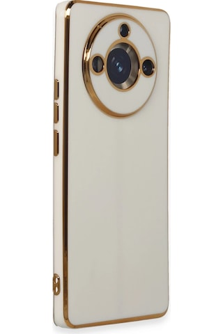 Newface Realme 11 Pro Kılıf Volet Silikon Glblseme - 13 - Beyaz