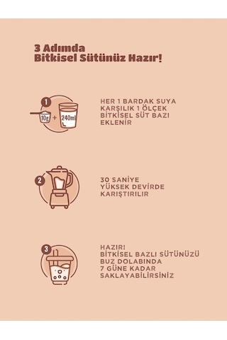 Kaju Sütü Bazı Konsantre 250gr, Bitkisel Süt %100 Kaju, Şekersiz