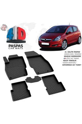 Corsa E Uyumlu 4d Havuzlu Paspas Omsa 2014 2015 2016 2017 2018 2019