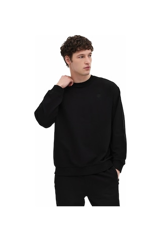 Lumberjack Mb Sn75 C Neck Sw 6fx Siyah Erkek Sweatshirt 000000000102064460 Siyah-Siyah