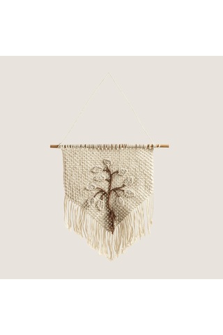 Boho Live Makrome Duvar Dekoru Natural