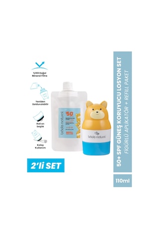 Bade Natural Çocuk Güneş Koruyucu Losyon Refill + Ayı Aplikatör