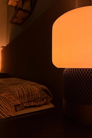 Modern Tasarım Led Masa Lambası Işık Siyah Gövde Ve Soft Beyaz Işık