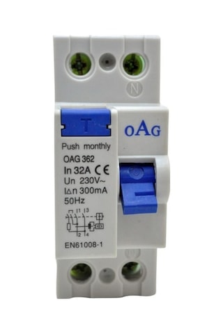 Oag 2X32A-30 Ma Kaçak Akım Koruma Rölesi