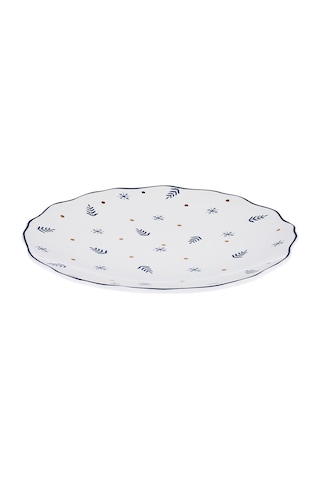 Emsan Infancy Snow New Year Yılbaşı New Bone 2'li Pasta Tabağı 20.5 Cm