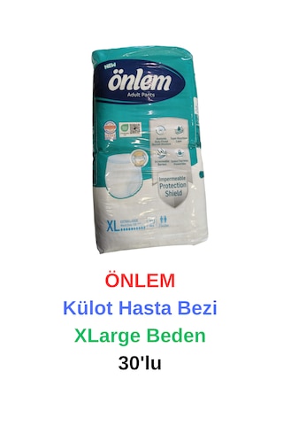 Önlem - Külot Yaşlı Yetişkin Hasta Bezi Xlarge Beden 30'lu XL Önlem - Külot Yaşlı Yetişkin Hasta Bezi Xlarge Beden 30'lu XL