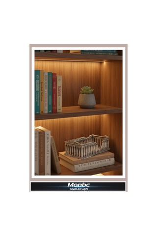 Monbc Parthenon Tapınağı Antik Yunan Mimari 3d Tasarım Dekoratif Biblo, Hediyelik Ve Ev Ofis İçin Şık Aksesuar