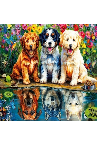 31503 Fearless Puppıes 100 Parça Puzzle