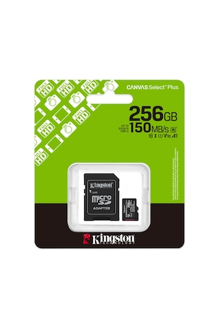 Kingston Sdcs3 256gb Micro Sd Canvas Select Plus 10 Hafıza Kartı Sdcs3/256gb Kingston Sdcs3 256gb Micro Sd Canvas Select Plus 10 Hafıza Kartı Sdcs3/256gb
