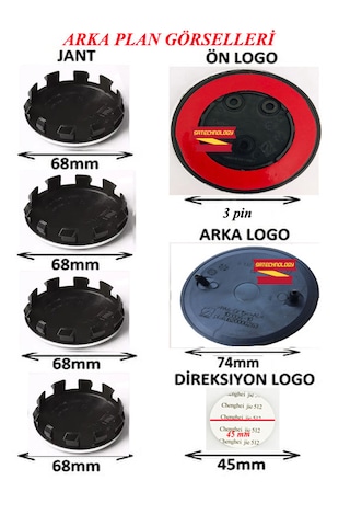 F30 Serisi Uyumlu Logo Seti 7 Parça Mavibeyaz F30 Set