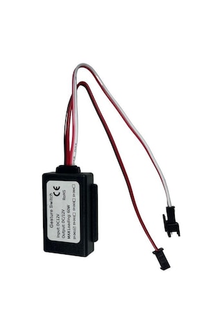 12 Volt 60w El Hareket Algılama Ayna Arkası Sensör Ayna Lambası Banyo Aynası Mobilya Sensörü Siyah