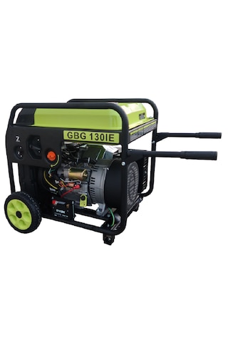 Genpower Gbg 130 Ie Oto Model 13 Kva, Benzinli, Otomatik Transfer Panolu, Tekerlekli, Monofaze 220 Volt Inverter Portatif Jeneratör