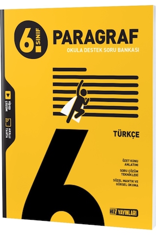 Hız Yayınları 6. Sınıf Türkçe Paragraf Soru Bankası (552853437) Hız Yayınları 6. Sınıf Türkçe Paragraf Soru Bankası (552853437)