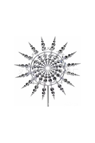 Yaozixa Bahçe Çim Alani Vane Dekorasyonu 3d Rota Metal Rüzgar Çarkı Dışarıdaki Manzarayı Zenginleştirir