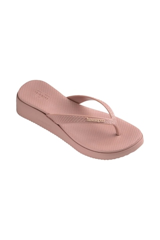 Havaianas High Platform Kadın Terlik - Gül Kurusu Gülkurusu