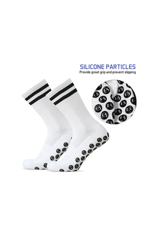 Youmex Yeşil Futbol Çorapları 3'lü Paket - Konforlu, Nefes Alıcı, Ter Emici, Kaymaz Önleyici Tabanlı Yeşil