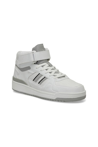 Kinetix Wılmo Pu Hı 5fx Beyaz Unisex High Sneaker Beyaz-a Grı Çok Renkli