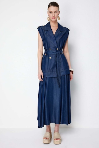 On Kadın Etek 26yon78913 İndigo