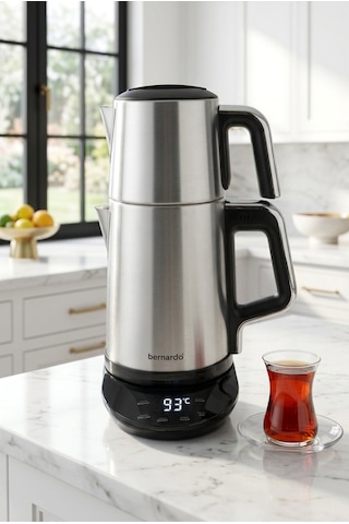 Bernardo Nova 1.7 L Dijital Çelik Çay Makinesi