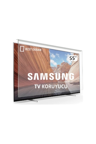 Samsung Uyumlu Led Tv 55" İnç 139 Cm Smart Crystal Uhd 4k-8k Oled Qled Qned Televizyon Tv Ekran Koruyucu
