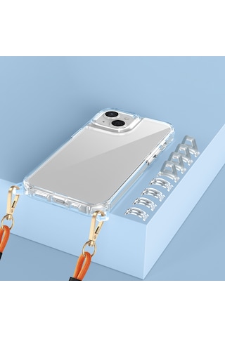 Apple Uyumlu iPhone 13 Kılıf Askı Aparatlı İp Takılabilen Üründe Yoktur Telefon Kılıfı