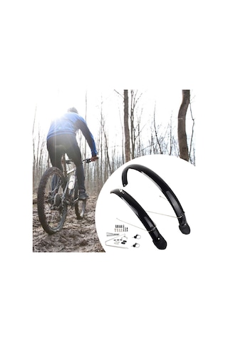 Suntek Dağ Bisikleti Çamurluk Seti Accs Katlanır Bisikletler 27,5 İnç Parlak Çok Renkli