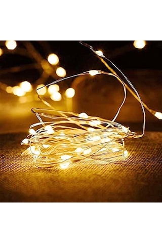 Dekor Düğün Işıkları 3metre Gün Işığı Pilli Led Işık Gün Işığı Led Işık 3 Metre Gün Işığı Pilli Işık