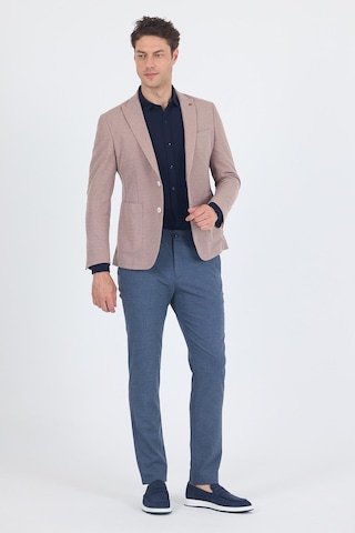 İmza Düz Örme Pamuklu 6 Drop Slim Fit Ceket 1002250114 Koyu Vizon