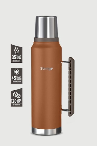 Stevig 1 Camper Klasik Kulplu Sızdırmaz Çelik Termos Autumn Leaf 1.2 Lt St-259 Turuncu